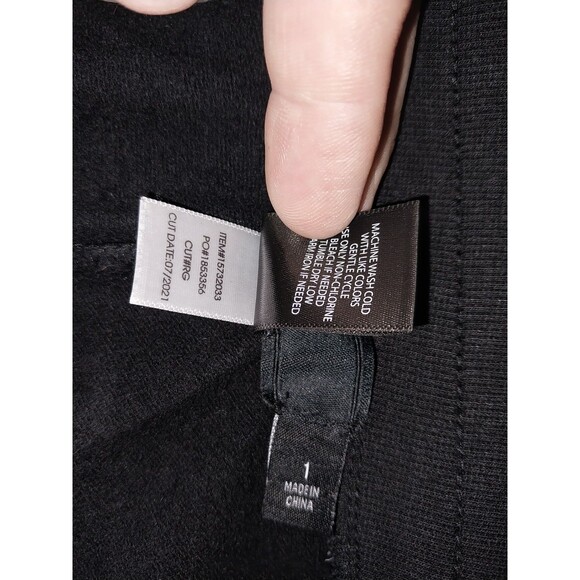 Torrid Pull On Ultra Soft Fleece Black Mid Rise Pant 1X - Picture 6 of 6